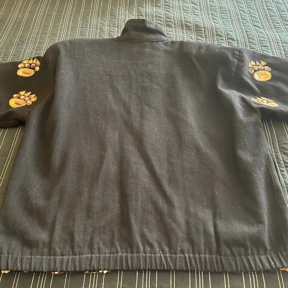 Vintage black Modi Denim gold sequin jacket - Picture 3 of 7
